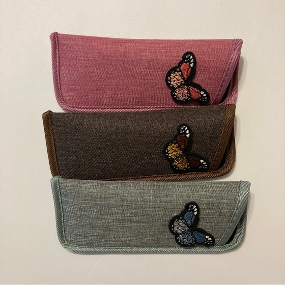 NEW 3.0 readers 2 sparkly cat eye glasses 1 blk cat eye sunglasses comes w cases - Picture 6 of 6